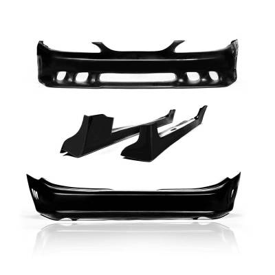 KBD Urethane - Ford Mustang Sallen Style KBD Urethane 4 Pcs Full Body Kit 37-2012