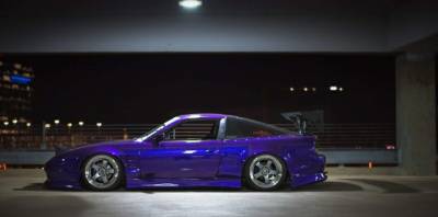 KBD Urethane - Nissan 240SX Bsport 2 Style KBD Urethane Side Skirts Body Kit 37-6057