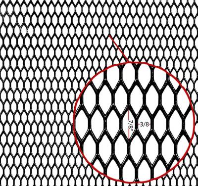 KBD Urethane - Universal Grille Premium 1 Piece KBD Urethane Mesh Grille 37-6047
