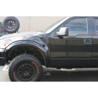 Advanced Fiberglass Composites - Ford F-150 4" Flare 2" Rise Adv Fiber Body Kit- Conversion Fenders AFC 133