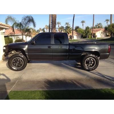 Advanced Fiberglass Composites - GMC Sierra 4.5" Flare 3" Rise Adv Fiber Body Kit- Bedside Fenders AFC 52