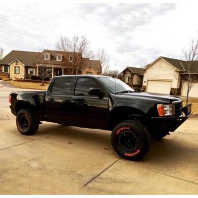 Advanced Fiberglass Composites - GMC Sierra 4.5" Flare 2" Rise Adv Fiber Body Kit- Bedside Fenders AFC 125