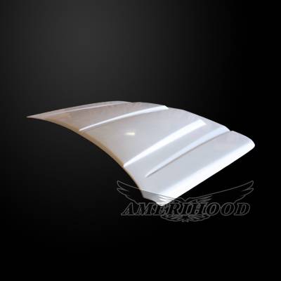 AmeriHood - Cadillac Escalade TS-Style AmeriHood Ram Air Hood CE02AHTSFHW