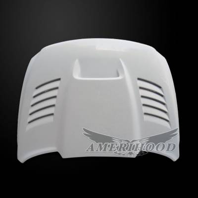 AmeriHood - Dodge Ram 1500 SSK-Style AmeriHood Ram Air Hood DR09AHSSKFHW