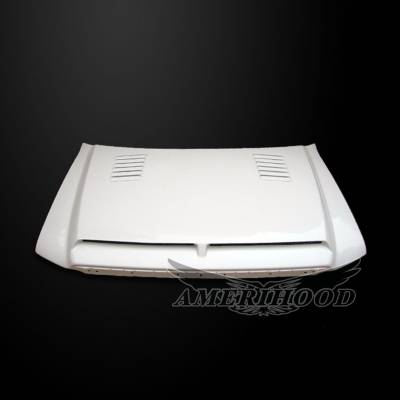 AmeriHood - Ford F-150 E-Style AmeriHood Ram Air Hood F1504AHTEFH