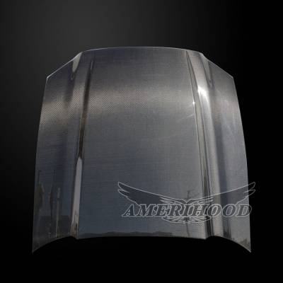 AmeriHood Carbon Fiber - Ford Mustang 3" Cowl AmeriHood Carbon Fiber Hood FM10AHCWLCFH500