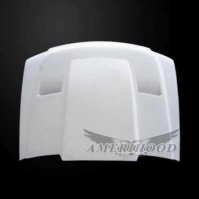 AmeriHood - GMC Sierra 1500 Type 1 AmeriHood Ram Air Hood GS07AHCWL1FHW