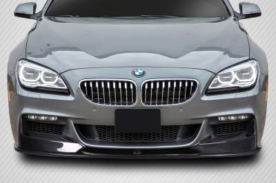 Carbon Creations - BMW 6 Series M Tech Carbon Fiber Front Bumper Lip Body Kit 115304