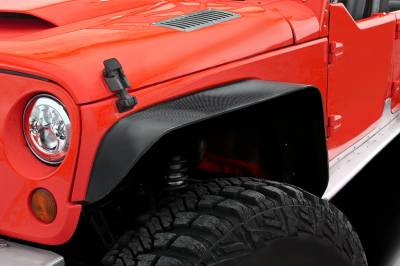 Carbon Creations - Jeep Wrangler Rugged Carbon Fiber Creations Body Kit- Front Fenders 115680