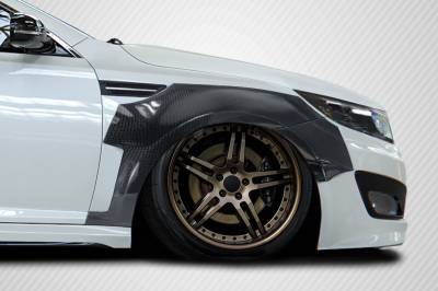 Kia Optima CPR Carbon Fiber Creations Wide Front Fender Flares 116248