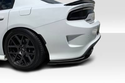 Duraflex - Dodge Charger 4DR R Spec Duraflex Rear Bumper Lip Add Ons Body Kit 116854