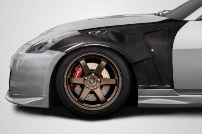 Carbon Creations - Fits Nissan 350Z AMS GT3 Carbon Fiber Body Kit- Front Fenders 116324