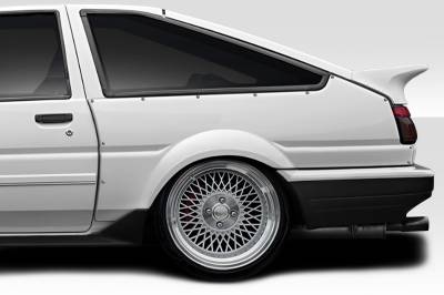 Toyota Corolla HB D1 Duraflex 40MM Rear Fender Flares 117738