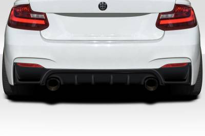 Duraflex - BMW 2 Series Werks Duraflex Rear Bumper Lip Diffuser Body Kit 118148