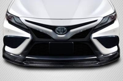 Carbon Creations - Toyota Camry R Spec Carbon Fiber Front Bumper Lip Body Kit 117204