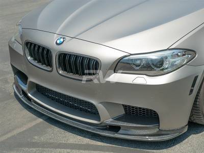 RW Carbon - BMW F10 M5 3D Style Carbon Fiber Front Lip bmwf10025