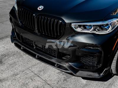 RW Carbon - BMW G05 X5 Carbon Fiber Front Lip Spoiler bmwg05011