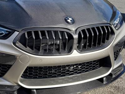 RW Carbon - BMW F9x M8 / 8-Series Full Dry CF Grille Replacement bmwf9106