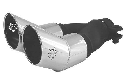 Remus - Volkswagen Golf Remus PowerSound Left & Right Dual Exhaust Tips - Round - 0010 66