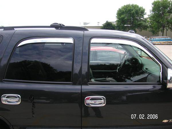 Putco - GMC Yukon Putco Element Chrome Window Visors - 480016