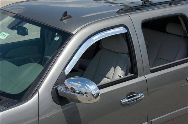 Putco - GMC Sierra Putco Element Chrome Window Visors - 480034