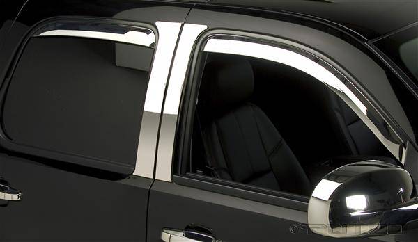 Putco - Chevrolet Avalanche Putco Element Chrome Window Visors - 480055