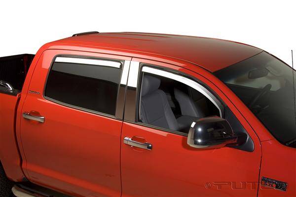 Putco - Toyota Tundra Putco Element Chrome Window Visors - 480063