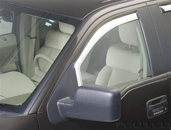 Putco - Ford F150 Putco Element Chrome Window Visors - 480111