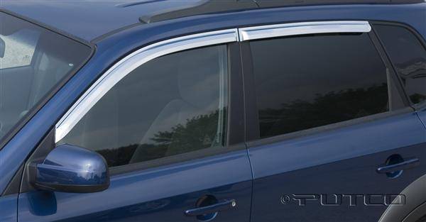 Putco - Hyundai Santa Fe Putco Element Chrome Window Visors - 480150