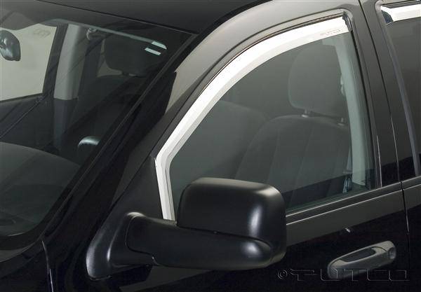 Putco - Dodge Ram Putco Element Chrome Window Visors - 480177