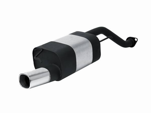 Remus - Honda Civic Remus Rear Silencer with Exhaust Tip - Square - 254095 0501