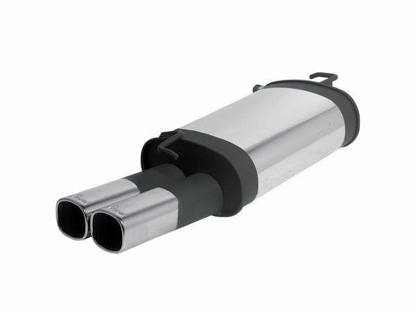 Remus - Toyota Camry Remus Rear Silencer with Dual Exhaust Tips - Square - 907096 0502