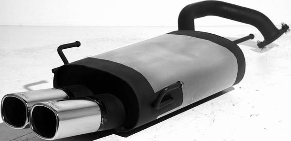 Remus - Toyota Celica Remus Rear Silencer with Dual Exhaust Tips - Square - 905094 0502