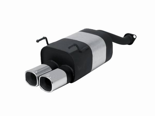 Remus - Honda Civic Remus Rear Silencer with Dual Exhaust Tips - Square - 253092 0502