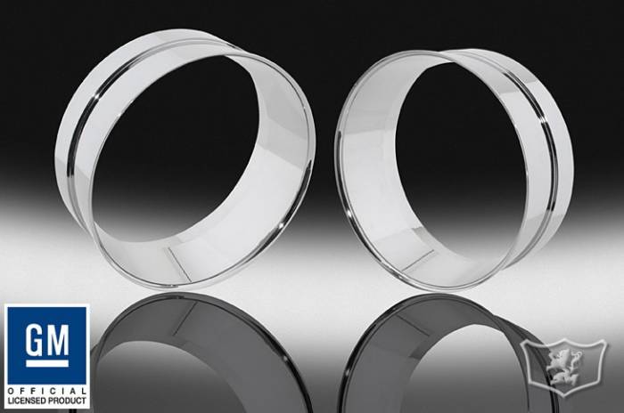 Defenderworx - Hummer H3 Defenderworx Running Light Bezels - Set of 2 - Chrome - H3PPC05003