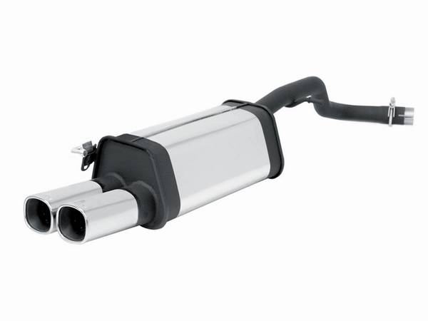 Remus - Volkswagen Golf Remus Rear Silencer with Dual Exhaust Tips - Square - 045096 0502