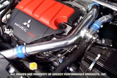 Greddy - Mitsubishi Lancer Greddy Intake Pipe Set with Blow-Off Valve - Aluminum - 12030915