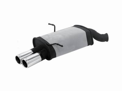 Remus - BMW 3 Series Remus Rear Silencer with Dual Exhaust Tips - Round - 087000 0504