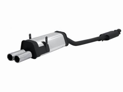 Remus - BMW 3 Series Remus Rear Silencer with Dual Exhaust Tips - Round - 085092 0504