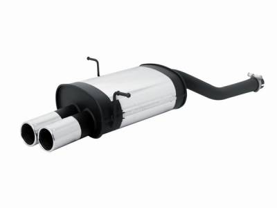 Remus - BMW 3 Series Remus Rear Silencer with Dual Exhaust Tips - Round - 085002 0504