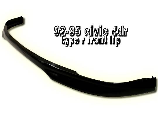 OptionRacing - Honda Civic Option Racing Bumper Lip - Type-R Style - 38-20114