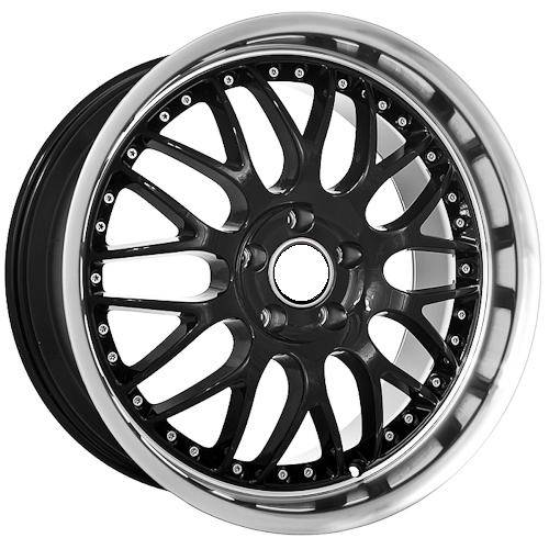 Euro Styles - 850 Black Wheels