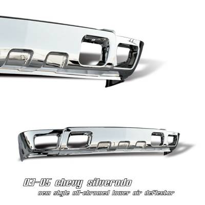 OptionRacing - Chevrolet Silverado Option Racing Lower Bumper Cover - 65-15122