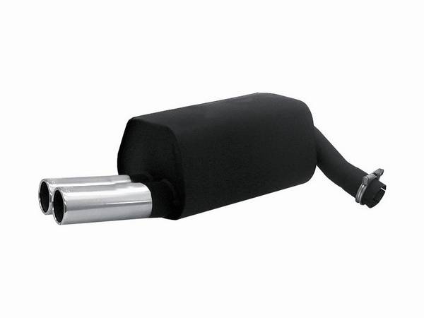 Remus - Volvo XC90 Remus Rear Silencer with Dual Exhaust Tips - Round - 977003 0504