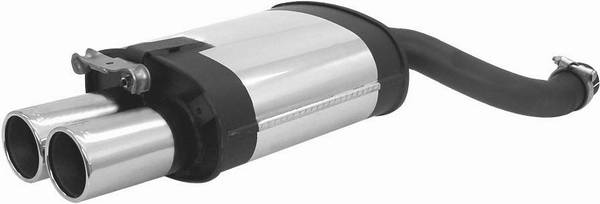 Remus - Mercedes-Benz SLK Remus Rear Silencer with Dual Exhaust Tips - Round - 507596 0506