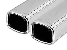 Remus - Toyota Paseo Remus Rear Silencer with Dual Exhaust Tips - Square - 903096 0508