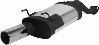 Remus - Acura Integra Remus Rear Silencer with Exhaust Tip - Round - 252095 0509