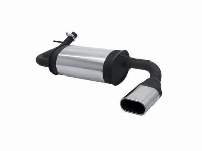 Remus - Dodge Neon Remus Rear Silencer with Exhaust Tip - Square - 116001 0509