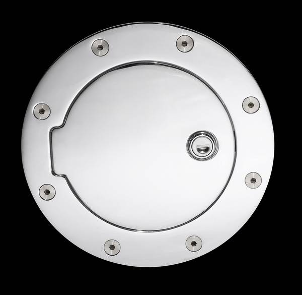 Pilot - Ford F-Series Pilot Chrome Gas Door - 1PC - GD-201C