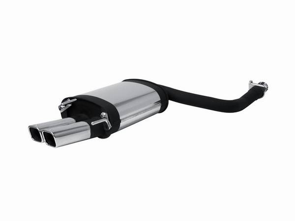 Mercedes-Benz C Class Remus Rear Silencer with Dual Exhaust Tips